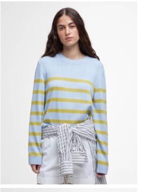 Bronya Striped Crew-Neck Jumper